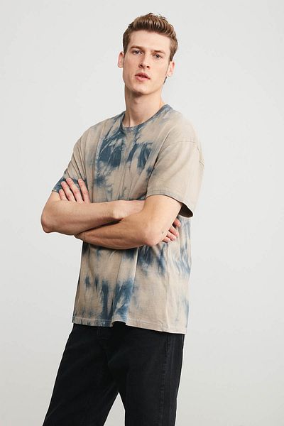 GRIMELANGE T-Shirt - Beige - Relaxed Fit