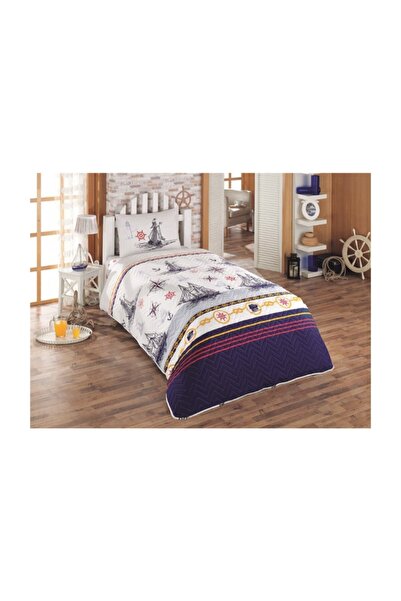 Kristal By Taç Four Seasons Sailing Boat Navy Blue