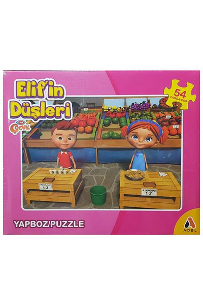 Adel Trt Kids Elifin Dreams Boxed Puzzle 54 Pieces