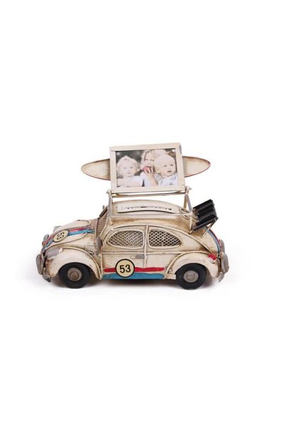 ECOME Decorative Metal Car with Frame and Moneybox Gift