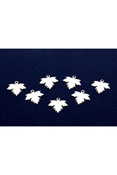 yfhobi 5 Adet- 14x15 Mm Çınar Yaprağı Desenli Pul, Takı Malzemesi, Metal Pul,...