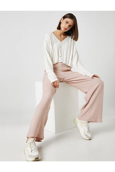 Koton Women's Pink Trousers 1KAK48604CK