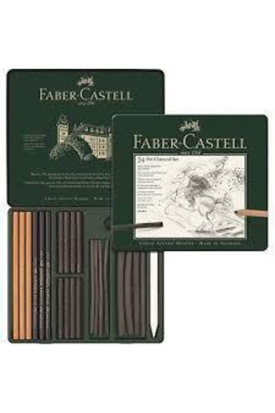 Faber Castell Pıtt Charcoal48 Li Set Işlenmiş Kömür 112978/faber