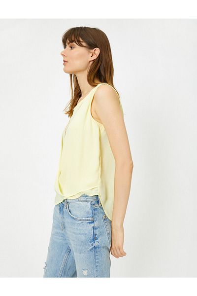 Koton Women's Yellow Undershirt 7YAK36167IW