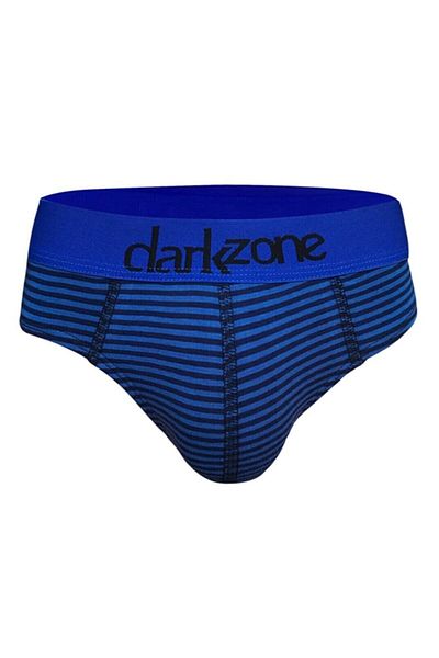 darkzone Ανδρικό ριγέ μπλε βαμβακερό slip