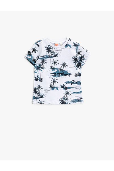 Koton Baby Boy Ecru Tshirt