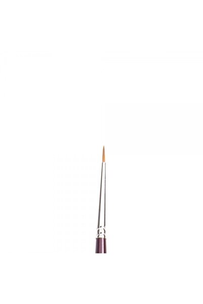 Pebeo 123 Series Short Handle Synthetic Round Brush - N:4/0