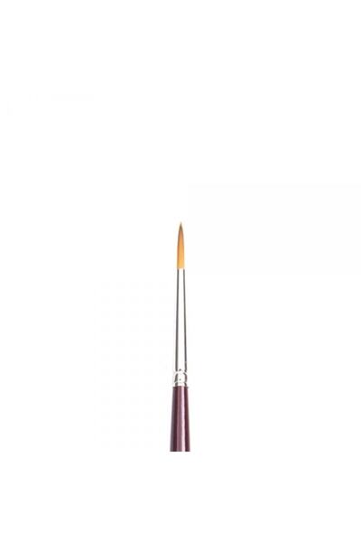 Pebeo 123 Serisi Kısa Saplı Sentetik Yuvarlak Fırça - N:3