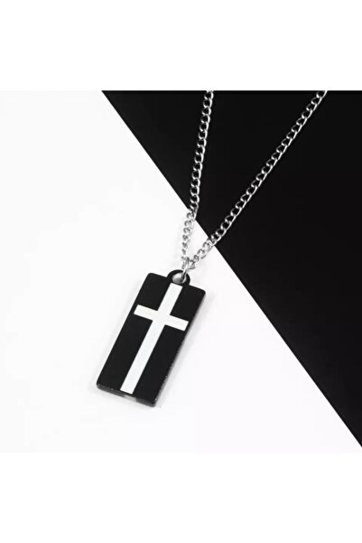 Köstebek Gothic Punk Akrilik Haç Kolye