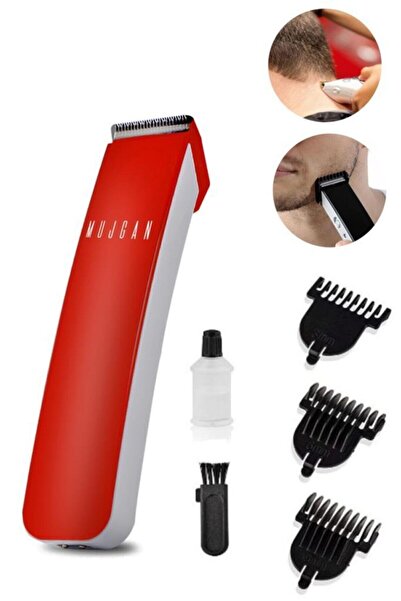 MUJGAN Dp-02 Saç-sakal Tıraş Makinesi Kırmızı