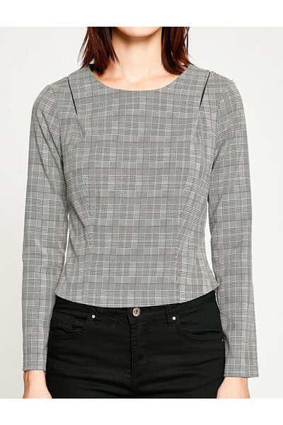 Koton Karierte Bluse