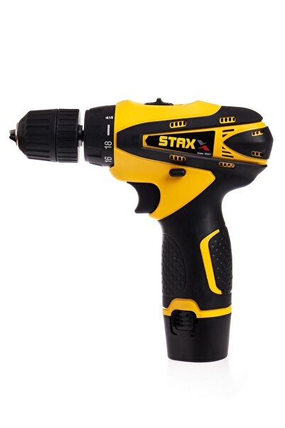 STAXX POWER American Type 58v 8ah Çift Şanzımanlı Samsung Çift Akülü Şarjlı Matkap Vidalama +24 Parça Set