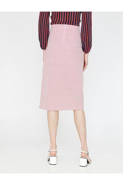 Koton Gestreifter Damenrock