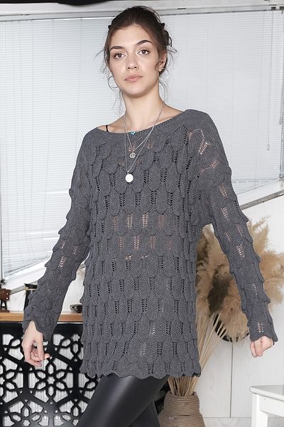 AVORWE New Season Off-Shoulder Drop Pattern Knitwear Sweater