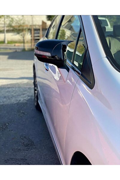 HYM TUNİNG Honda Civic Fb7 Yarasa Ayna Kapağı, Parlak Siyah, Abs Plastik