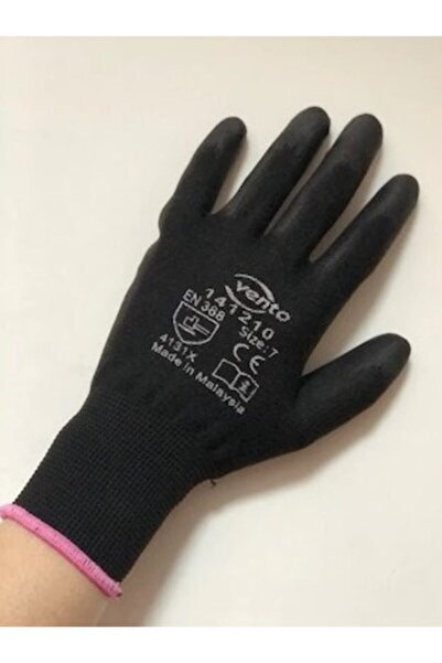 VENTO Siyah Pu Montaj Eldiveni - 12 Li