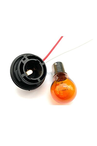 Enva Tek Duy Düz Tırnak Ampul Ve Soket 12v 21w 93 1056 Ampul