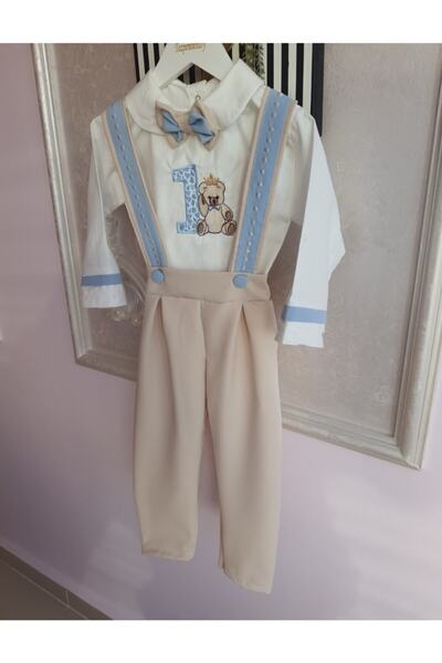 Tozpembebaby Baby Boy Salopet Set