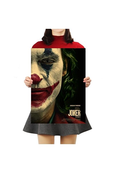 Caph Design Joker - Joaquin Phoenix - Vintage Kraft Poster - 33x48cm