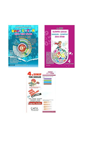Altın Nokta Yayınları Altın Nokta 4. Sınıf Dahi Çocuk Olimpik Çocuk Matematik...