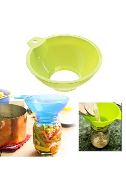 Yetkin Home Pratik Konserve Kavanozu Doldurma Aparatı Plastik Mutfak Hunisi K...