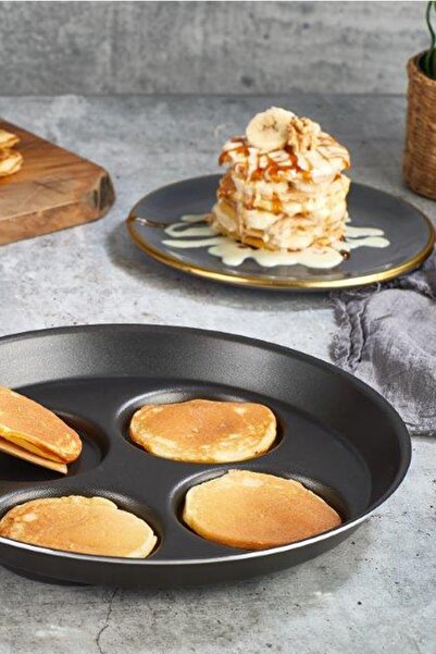 papilla Köfte Tavası 4 Gözlü Xl Pankek Yumurta Ve Hamur Işi Kızartma Tava 28cm - Kinox Mutfak