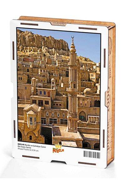 King Of Puzzle Mardin and Masculine Mosque Wooden Puzzle 1000 Pieces