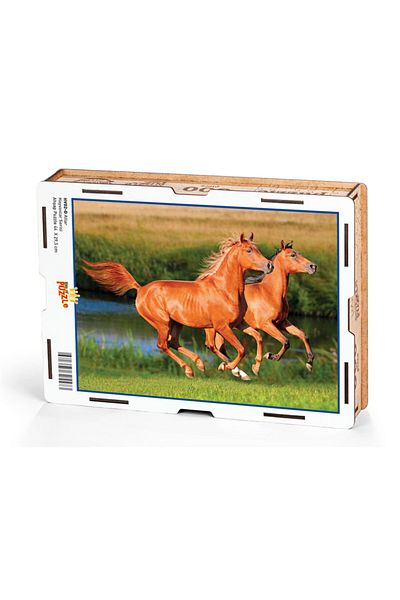 King Of Puzzle Horses Wooden Puzzle 500 Pieces (hv02-d)