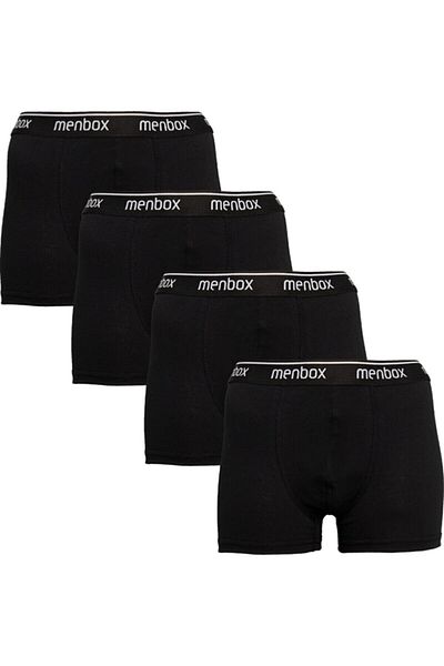 Muraty 12 Pack Lycra Ανδρικά Boxers Οικονομική Συσκευασία Μαύρο
