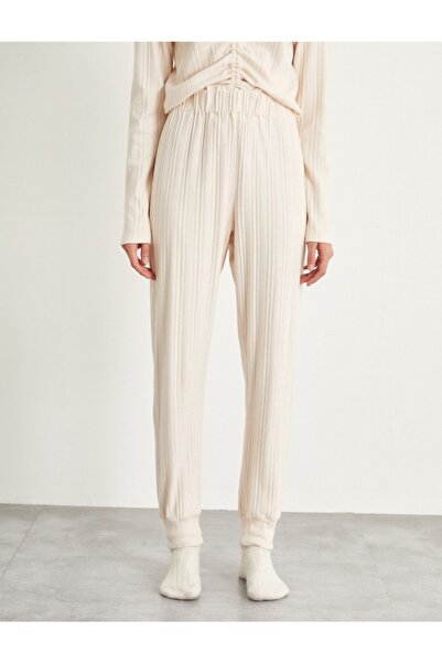 Koton Striped Pajama Bottoms with Elastic Waist