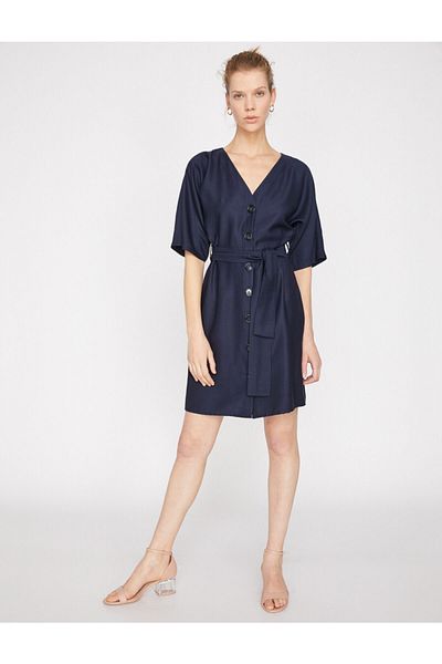 Koton Rochie de damă bleumarin 9YAK88108PW