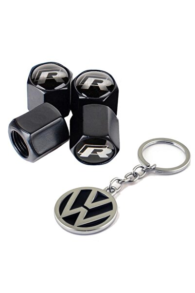 GARDENAUTO Volkswagen Passat B6 2005-2010 R Logolu Sibop Kapağı 4 Adet Ve Kro...