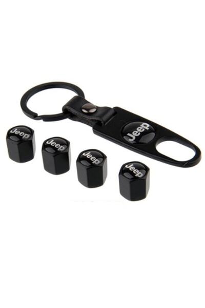 GARDENAUTO Jeep Compass Paslanmaz Çelik Sibop Kapağı Ve Anahtarlık Seti