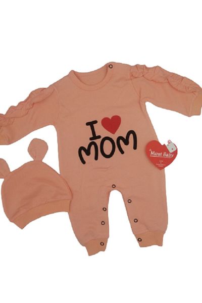 Murat Baby I Mom Printed Baby Rompers