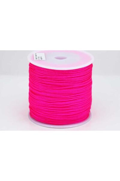 yfhobi 10 Metre - 0.80 Mm, Bileklik Ipi, Fosfor Fuşya Renkli, Paraşüt Ipi, Ko...