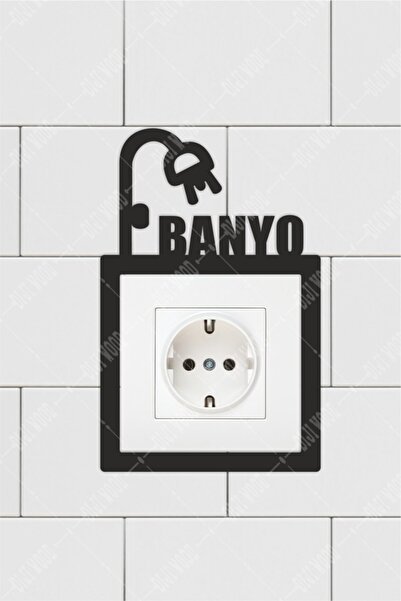 Diji Wood Banyo Priz Çerçevesi