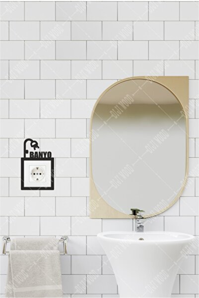Diji Wood Banyo Priz Çerçevesi