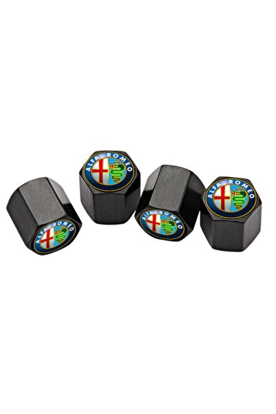 GARDENAUTO Alfa Romeo 4C Stainless Steel Valve Cap 4 Pieces