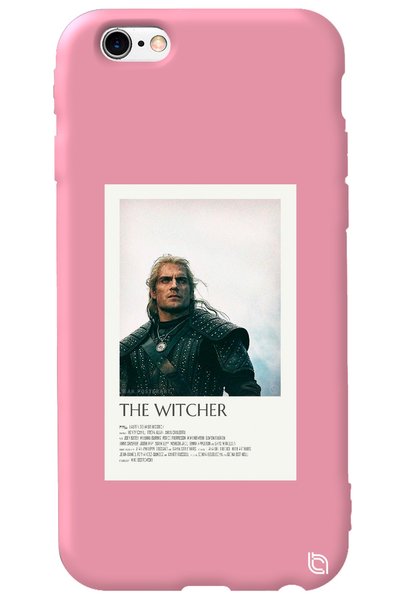 WANNA PROTECT iPhone 6 6S Pink Color the Witcher Velvet Patterned Silicone Ph...