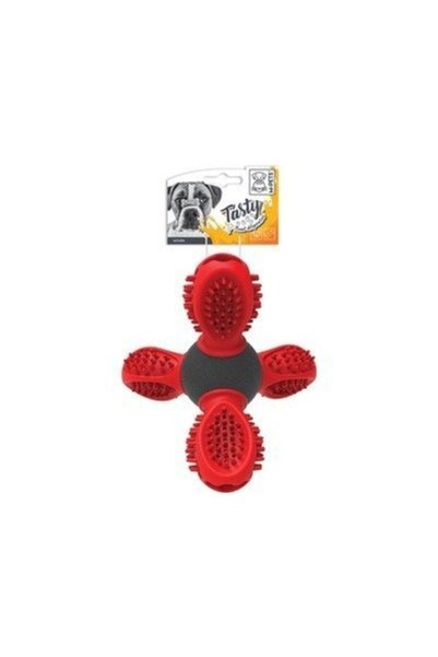 M-PETS Saturn Rubber Toy with Prize Chamber Red