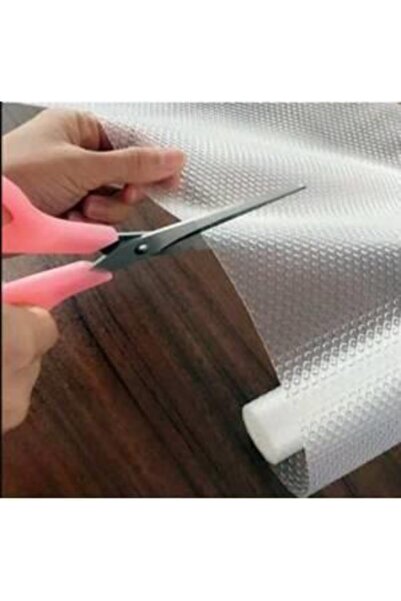abnturk Eva Şeffaf Kaymaz Çok Amaçlı Raf ve Dolap Örtüsü 45cm x 5 metre