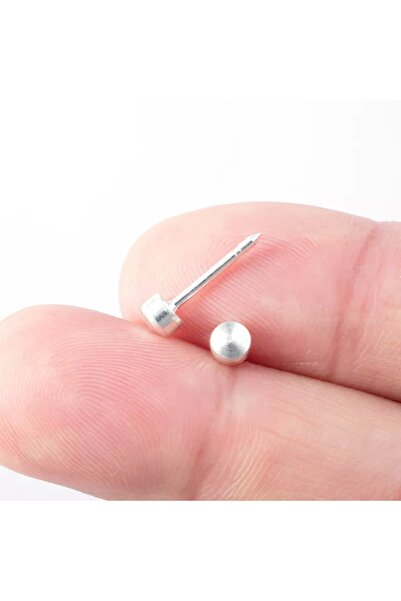 TakıConcept Antialerjik Taşsız Ince Kulak Delme Küpesi 2 Adet