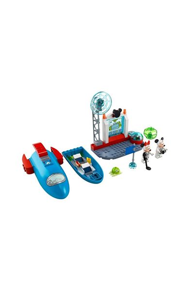LEGO Disney Mickey and Friends Mickey Mouse and Minnie Mouse's Space Rocket 10774 Construction Set (88 Pieces)