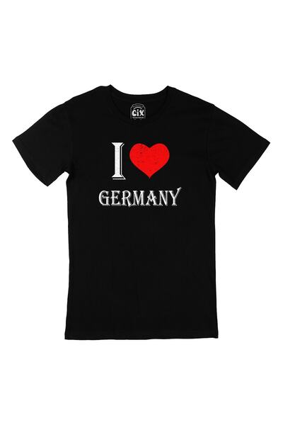 Cix I Love United Kingdom Black T-Shirt
