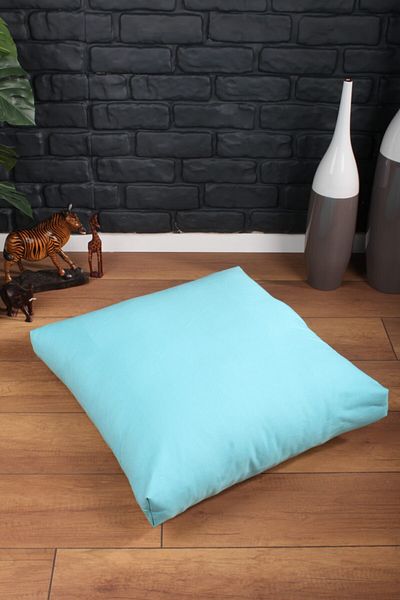 ALTINPAMUK School Kindergarten - Nursery Turquoise, Zippered Bead Fiber Filled Floor Cushion