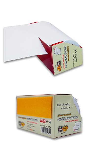 NotYaz Dailynotes Masaüstü Yapışkanlı Beyaz Rulo 10 Metre