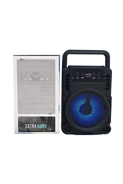 OWWOTECH Gts-1360 Işıklı Kablosuz Hoparlör Bluetooth Speaker Ses Bombası Mini...