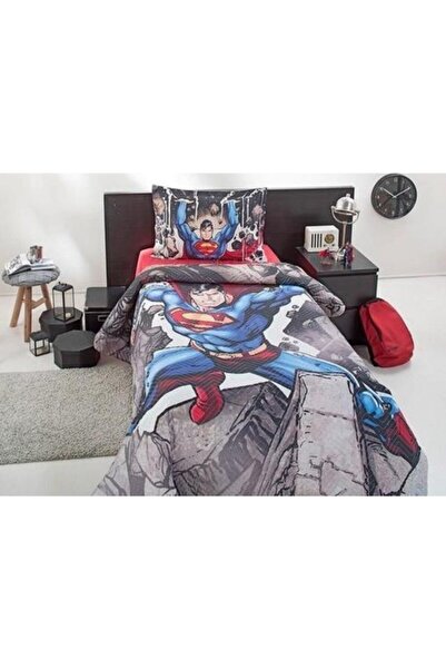 Özdilek Tek Kişilik Kapitone Dört Mevsim Set Superman Stone
