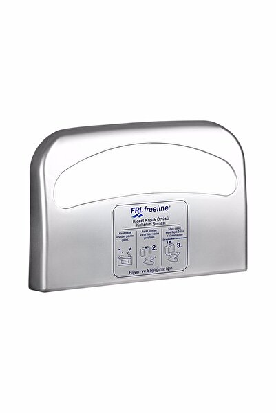 KG-GOLDPAPER Gümüş Renk Klozet Kapak Örtüsü Banyo Ve Tuvalet Wc Dispanseri Aparatı