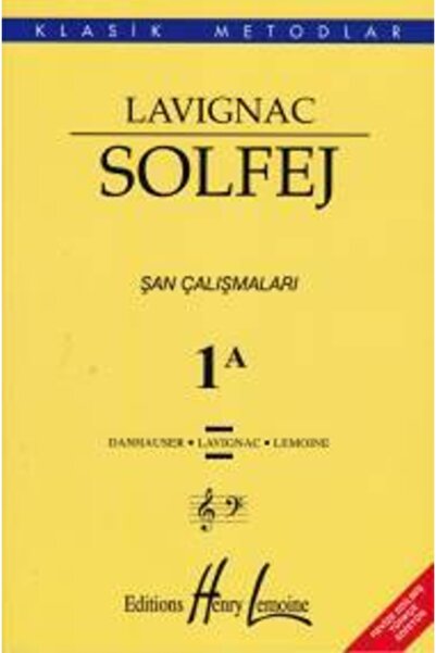 Genel Markalar Lavıgnac Solfej 1a Şan Çalışmaları